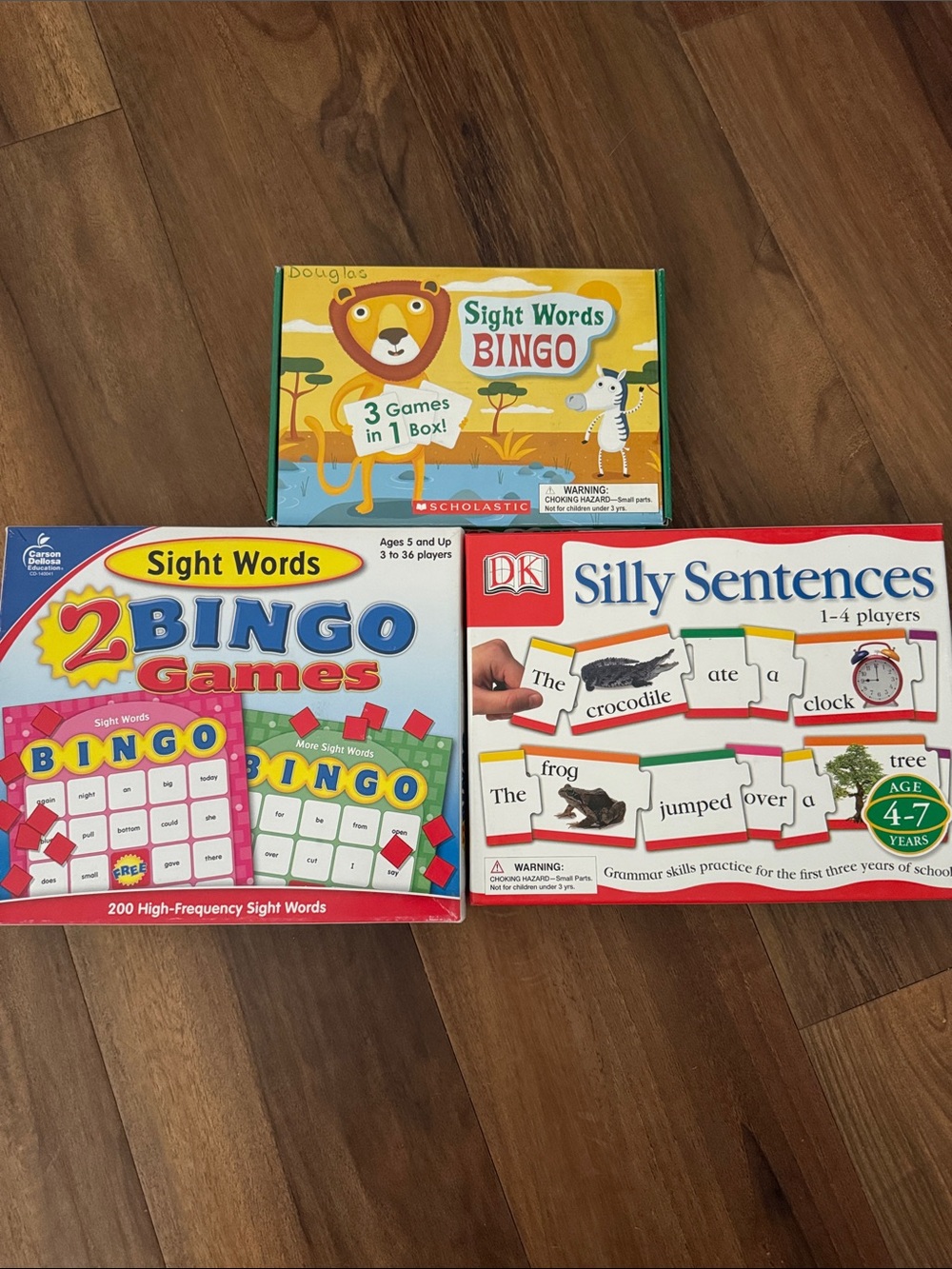 Sight Word Games by Scholastic, Carson Delosa and DK